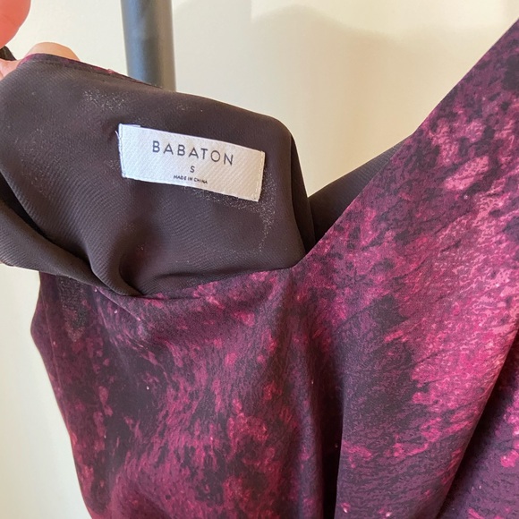 Burgundy Galaxy Dress - Picture 5 of 5